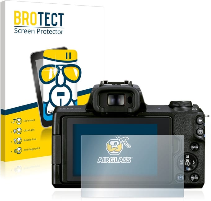 Screenprotector voor Canon EOS M50 Mark II Beschermglas transparant
