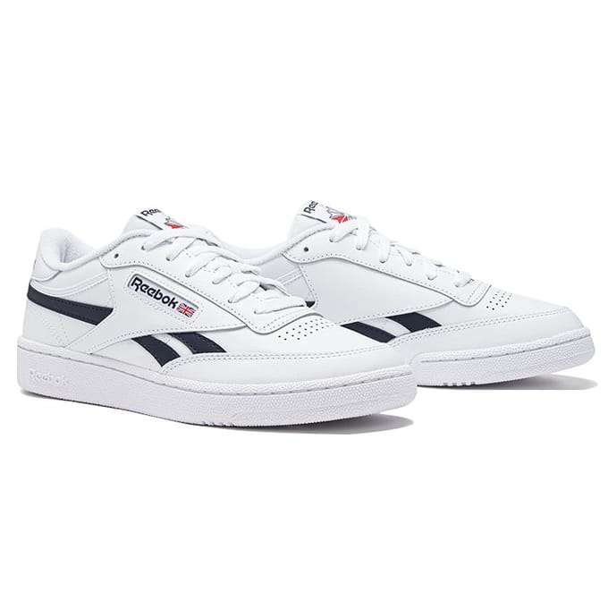 Reebok Club C Revenge Wit Vector Navy Unisex Sneakers Cloud-Wit 100032881 42.5 white