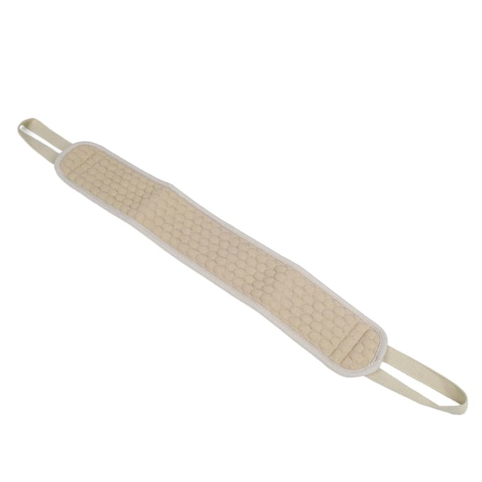 Exfoliërende Rugschrobber Handdoek Exfoliërende Spons Pad Set met Handvat voor Douche beige