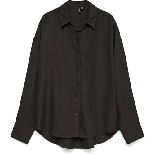 VERO MODA - VMMELANEY QUEENY LS SHIRT WVN NOOS - Dames - Blouses