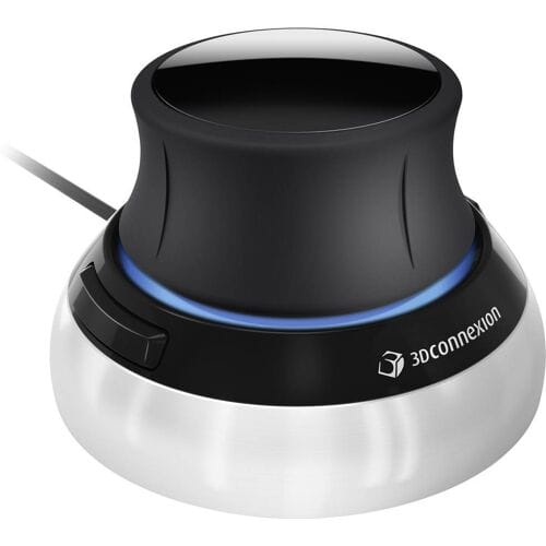 3Dconnexion SpaceMouse Compact 3D-muis USB Optisch Zwart, Zilver 2 Toetsen