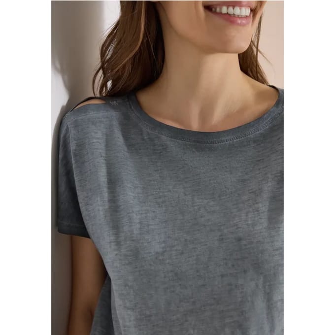 Shirt van geverfde jersey