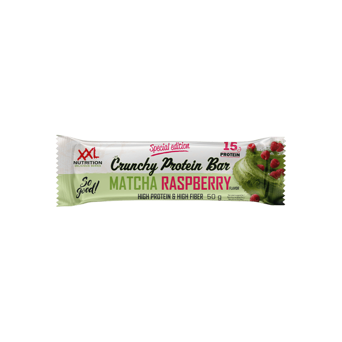 XXL Nutrition Crunchy Protein Bar Framboos 1 reep (50 gram)