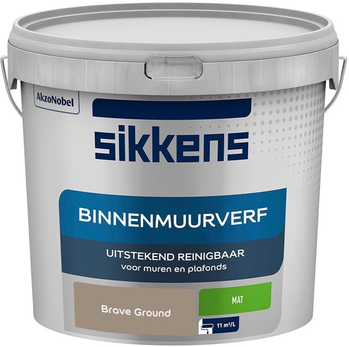 Sikkens - Binnenmuurverf Mat - Brave Ground - Mengverf - 5 L