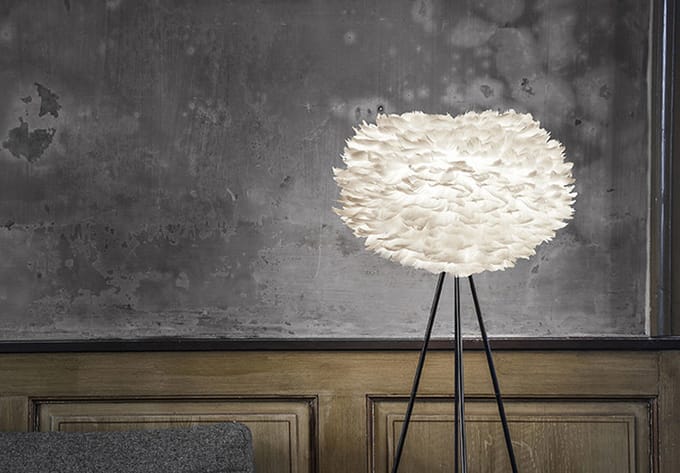 UMAGE - Tripod frame Vita - matwit - frame staande lamp