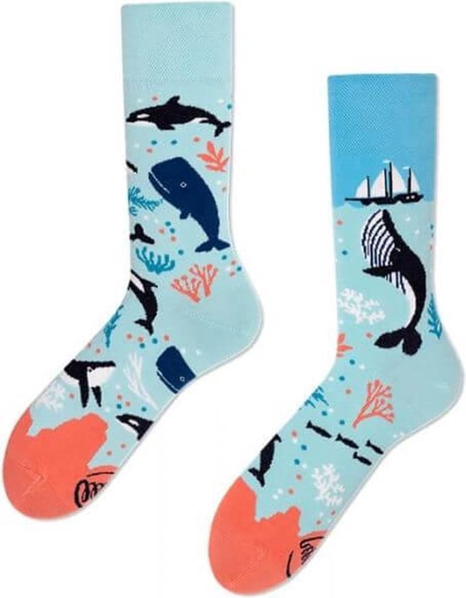 Many Mornings unisex sokken Ocean Life - Unisex - Maat: 43 - 46