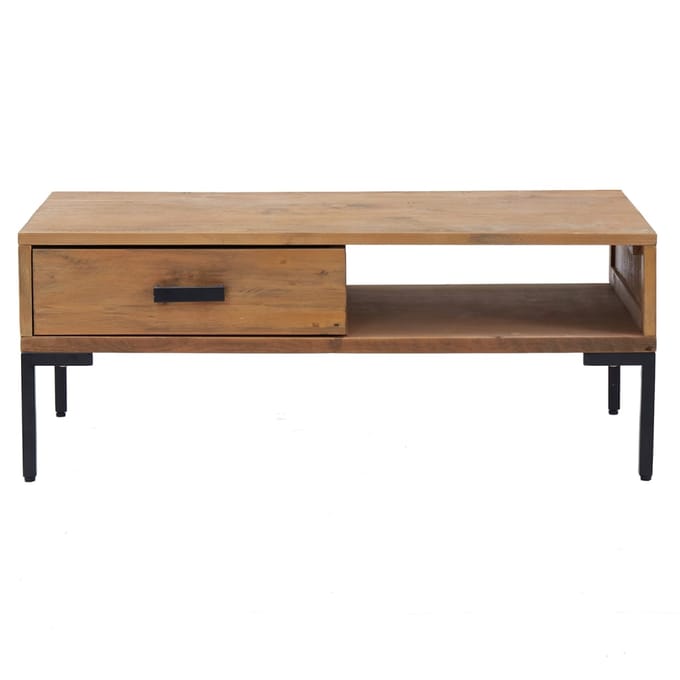 vidaXL - Salontafel - 90x50x35 - cm - massief - grenenhout