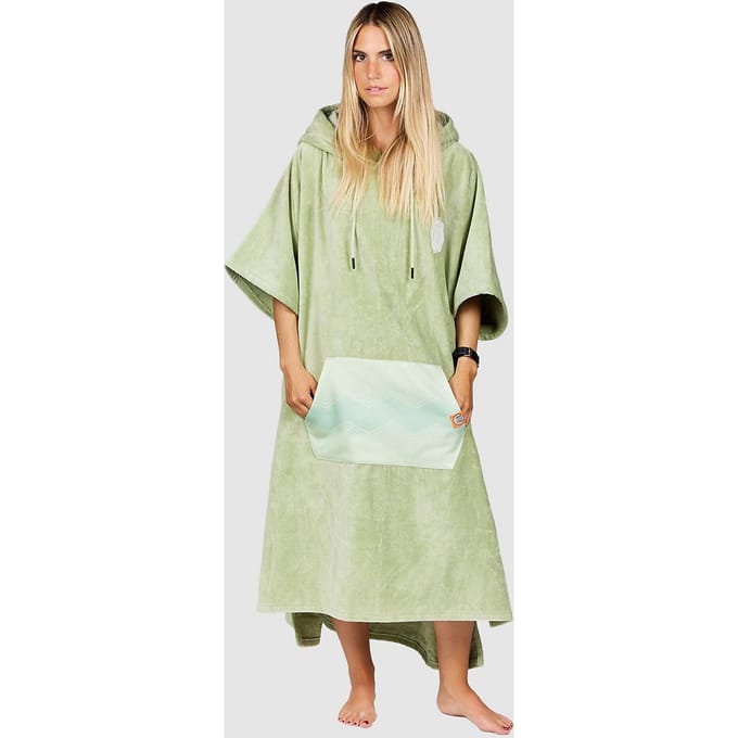 After High End Surf Poncho groen