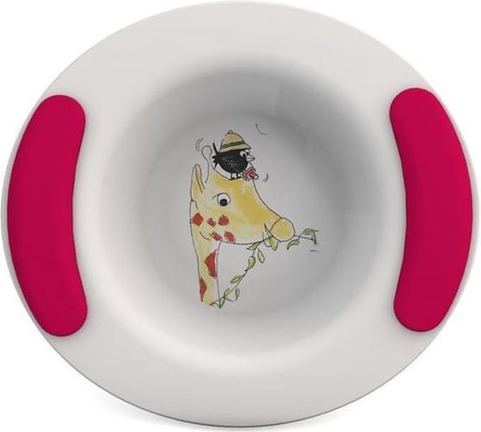 Kinderkom Giraffe - Rood