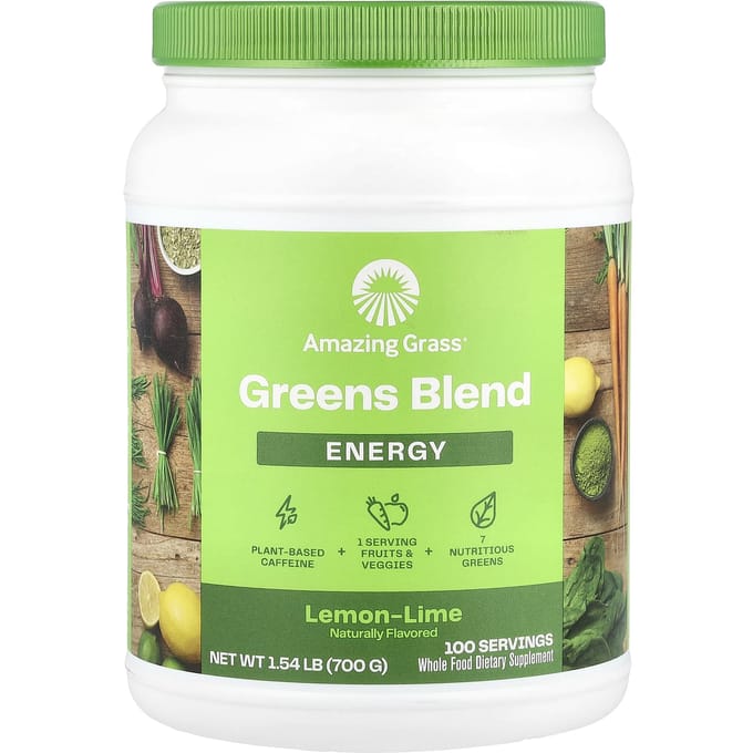 Groene Superfood, Energie, Citroen-Limoen, 700G(24.7oz)