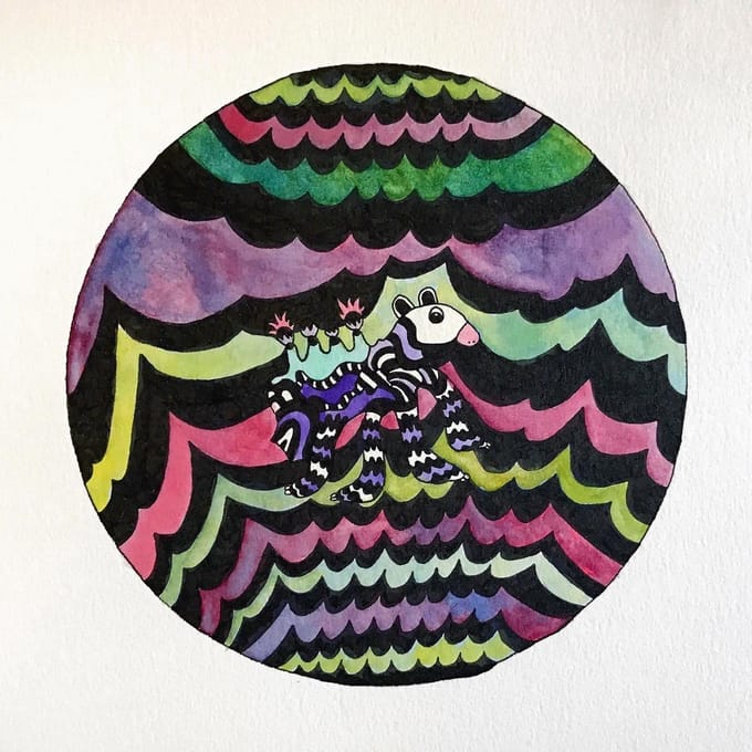 Angelo De Augustine - Swim Inside The Moon (LP) (Limited Edition) (Coloured Vinyl)