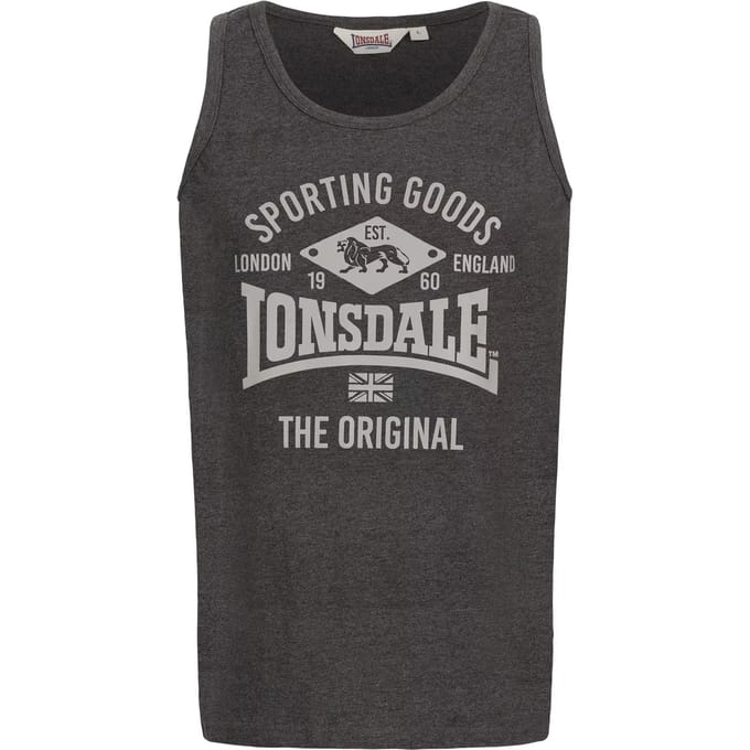 Lonsdale London Pilton Heren Tanktop - grijs - L
