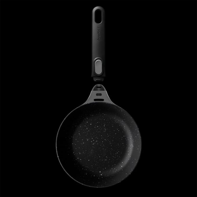 Braadpan met afneembaar handvat grijs 20cm - Grijs - PFAS-vrij