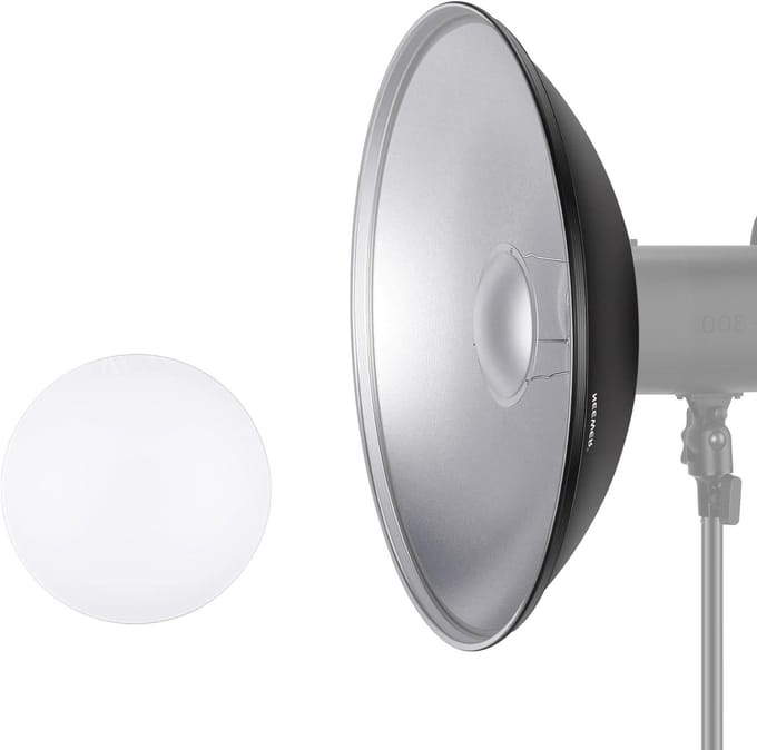 16 inch Aluminium Beauty Dish met Witte Diffuser voor Bowens Mount Studio Flitslicht en Professionele Fotografie