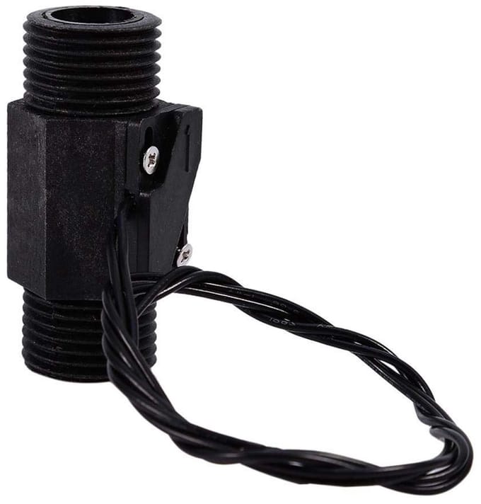 Waterstroom schakelaar van kunststof met verticale/horizontale watersensor - AC 220V - magnetisch - verwarmingstoestel.