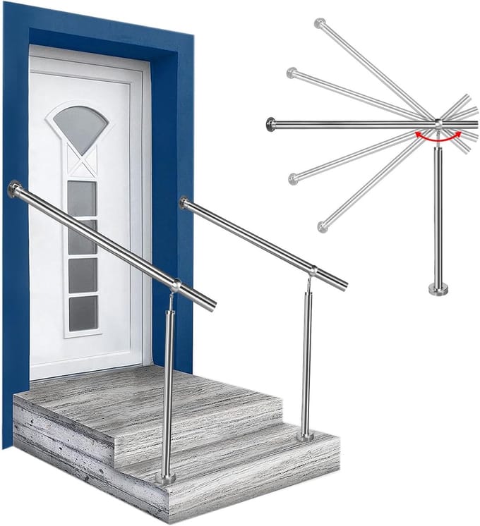 RVS Trap Leuning voor Binnen en Buiten - 120cm