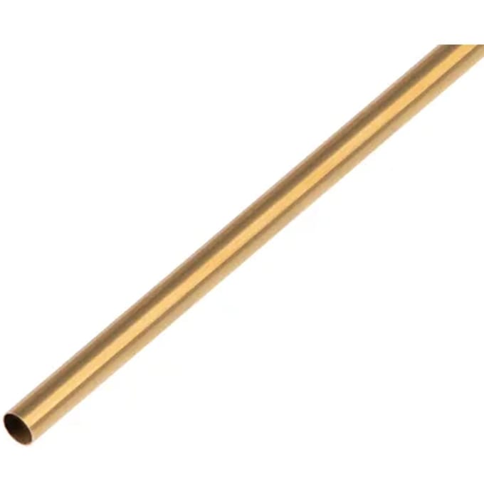 Alberts 471217 ronde buis | messing | 1000 x 2 x 0,3 mm