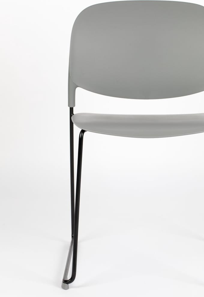 ANLI STYLE CHAIR STACKS GREY