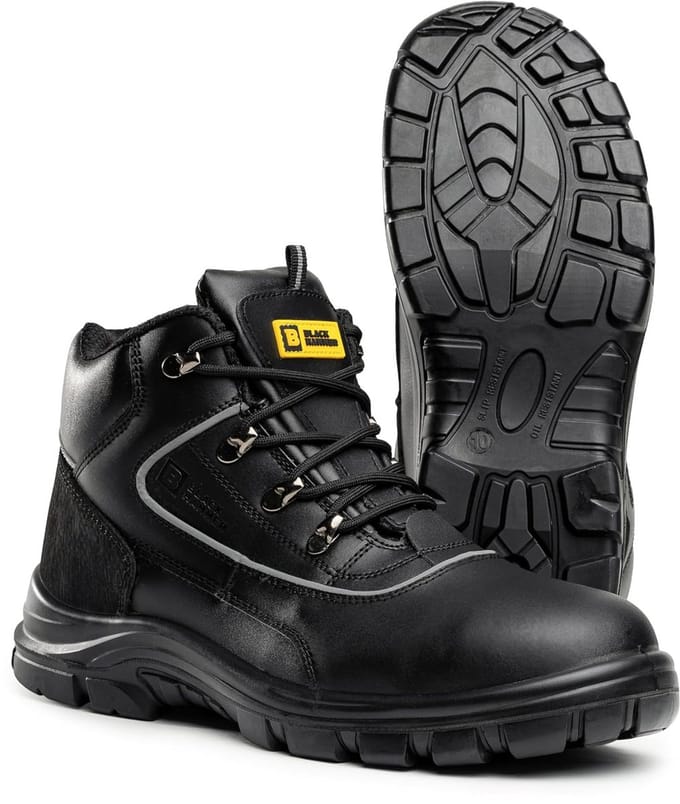 Veiligheidslaarzen Heren S3 SRC Leer Stalen Neus EN Enkelhoog