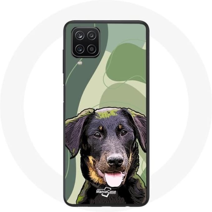 Coque - Samsung - Galaxy A12 - Beauceron - Noir - Protection Rigide noir