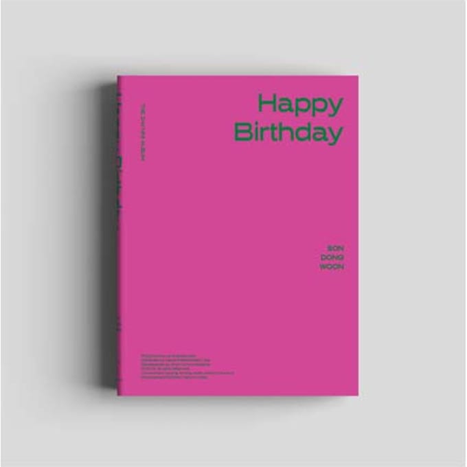 Son Dongwoon HET 2E MINI-ALBUM Happy Birthday CLOUD Ver white