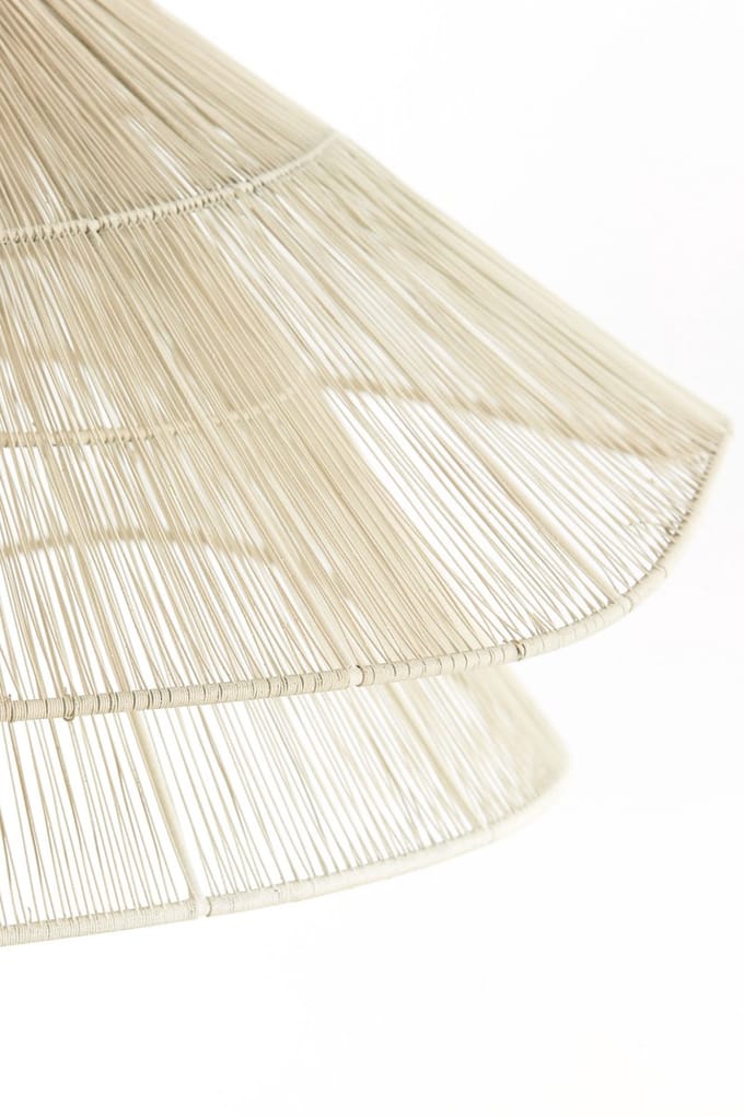Hanglamp - naturel - Alameda - metaal - draadlamp - E27 - 2988043 - Light & Living