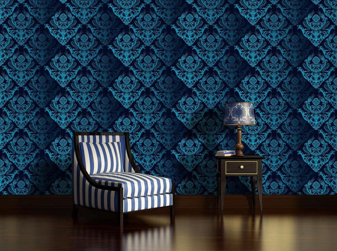 Floral Abstract Art Photo Wallcovering