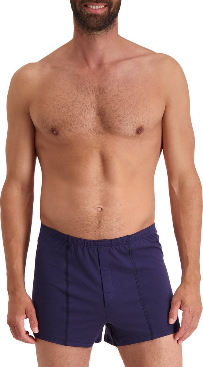 Noshirt Boxer Loose Fit - SoftTouch Tencel - Heren Ondergoed - Donkerblauw - Maat M