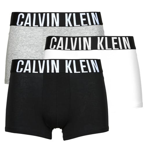 Calvin Klein Intense Power Cotton Trunks (3-pack) - heren boxers normale lengte - zwart - wit - grijs