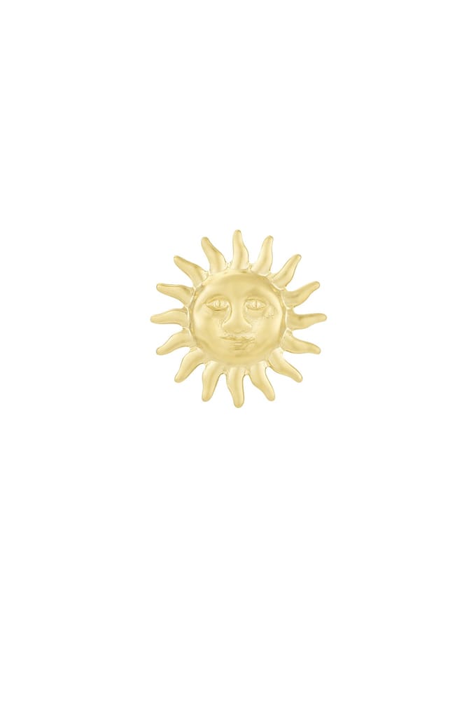 Sun Aura Pin - Goldfarben / Edelstahl