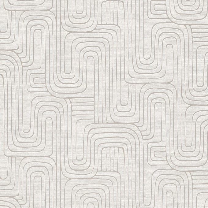 Erismann Vinylbehang 10461-02 - Opus-2 - Abstract Beige - 53cm x 10.05m