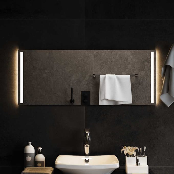 vidaXL - Badkamerspiegel - LED - 100x40 - cm