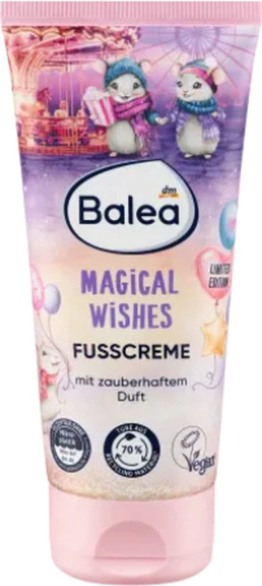 Balea Voetcrème Magical Wishes Kerst 2024 | 100 ml | Kerst Limited Edition Voetcrème