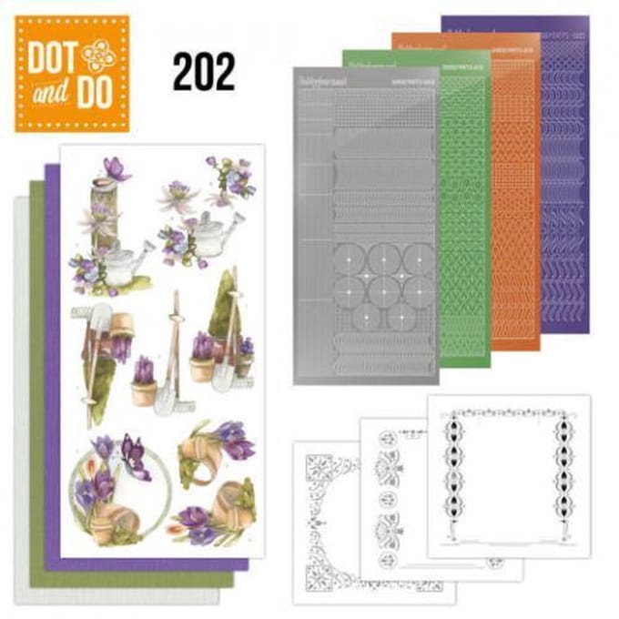 Nr. 202 Dot and Do Butterfly Beautiful Garden with Precious Marieke