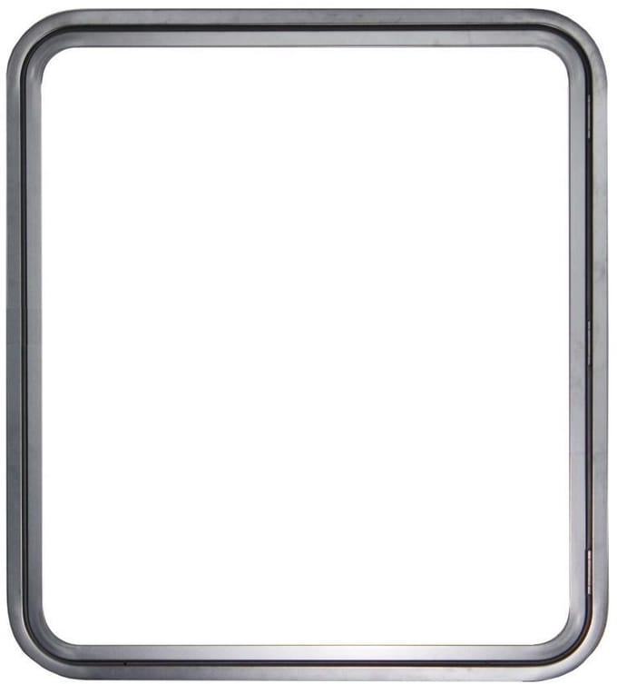 Serviceluik 800x900mm zwart - rechts, zonder paneel