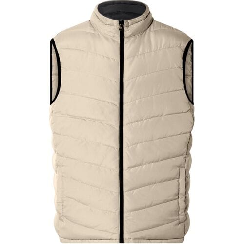 ESMARA MEN Heren bodywarmer (Zwart/beige, L)