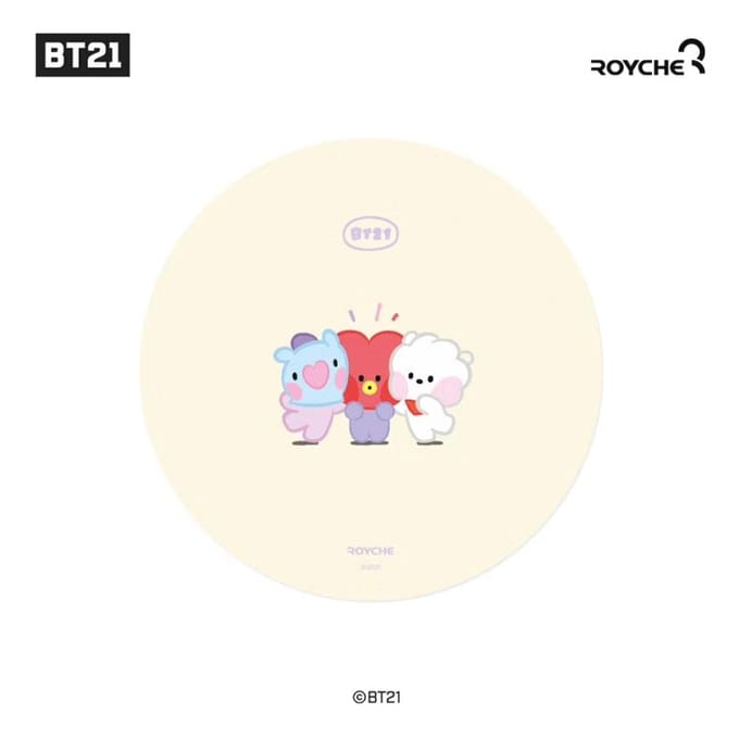 BT21 Minini Muismat (2 kleuren) Yellow white