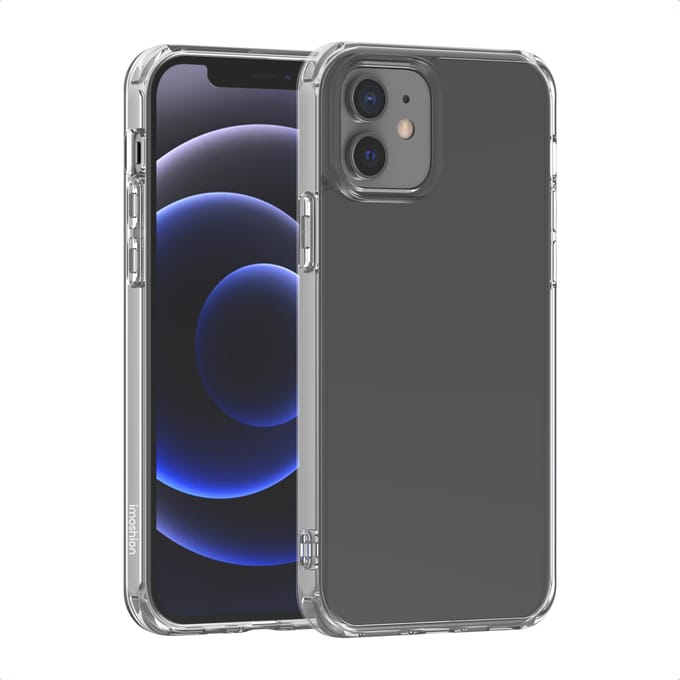 imoshion Doorzichtig Hoesje - Geschikt geschikt voor Apple iPhone 12 - Stevige Transparante Backcover met Verstevigde Hoeken en Krasbestendige Achterkant