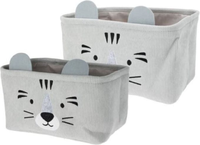 Home & Styling Opbergmand voor kinderen - Set van 2 stuks - Multi
