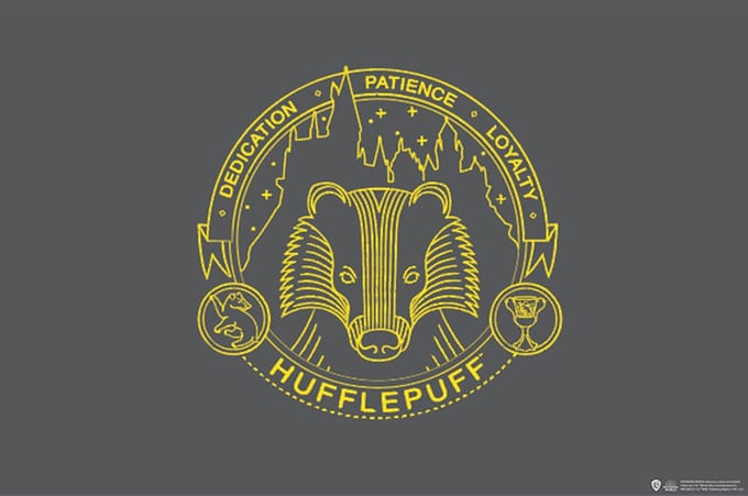 Wizarding World - Harry Potter - Deurmat - Huffelpuf 45x75cm
