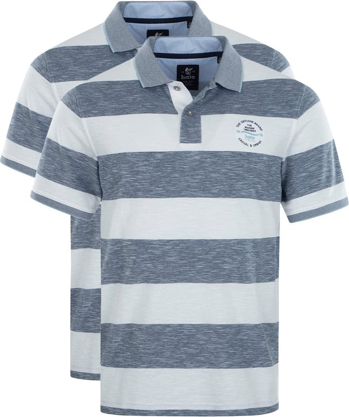 Hajo Heren poloshirt 2 pack Riviera
