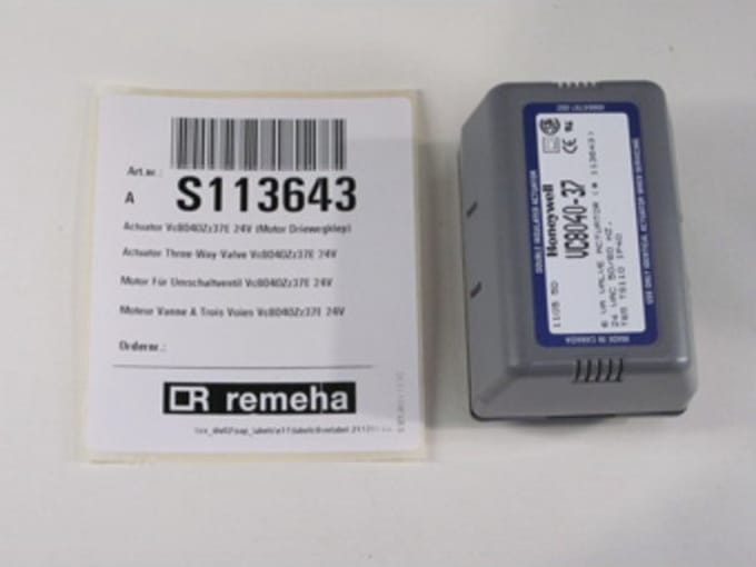 Remeha S113643 - Actuator - VC8010ZZ00E 24V (schakelaar driewegklep)