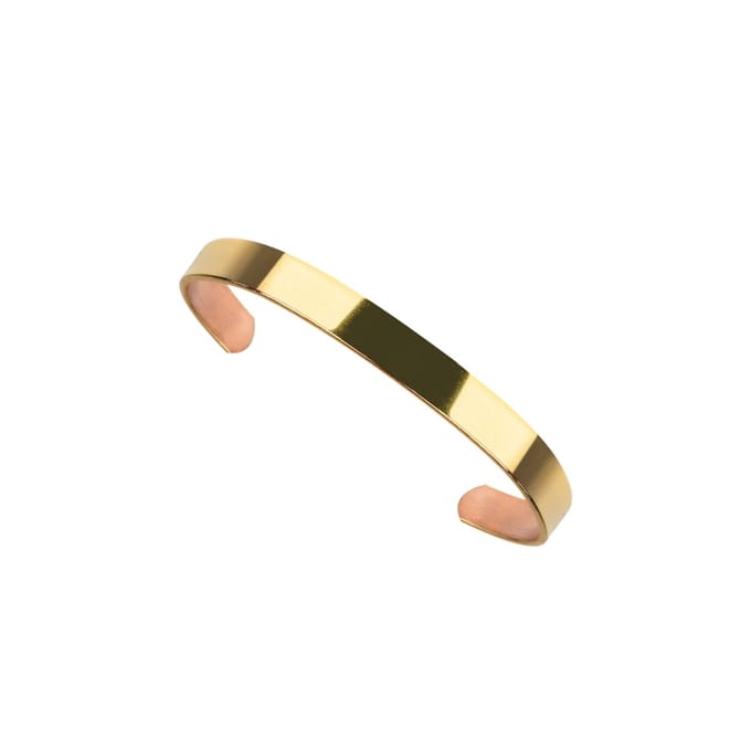 Koper Gold Armband 7 mm - M
