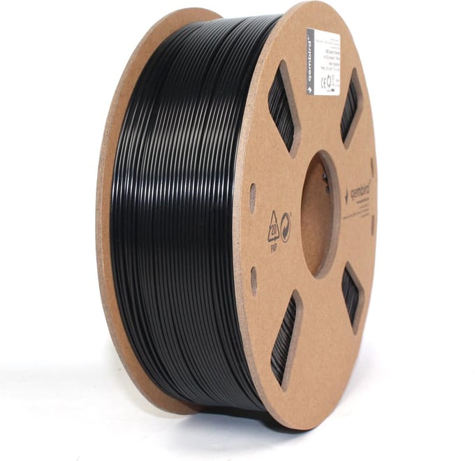 Gembird ABS filament - Black - 1.75mm ø - 1 kg