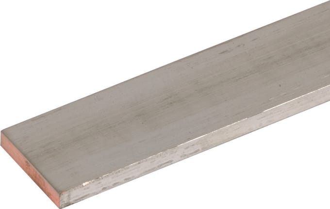 Dehn stroomrail 18x3mm Cu/Sn L 1000mm overspanningsbeveiliging - 919016