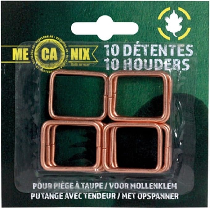 Mecanix Houders voor mollenklem 10stuks