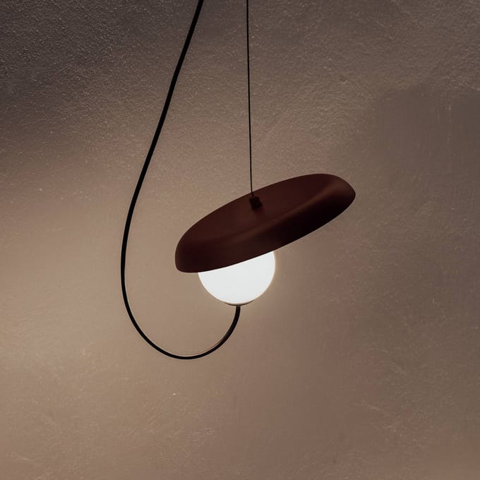 Milan Iluminación Milan Wire hanglamp Ø 24 cm antraciet
