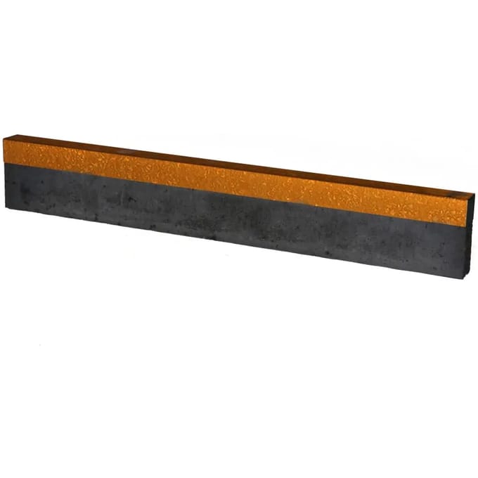 Overzetprofiel Opsluitband 5cm Gelijkz. 220x5x5x5,5 Corten