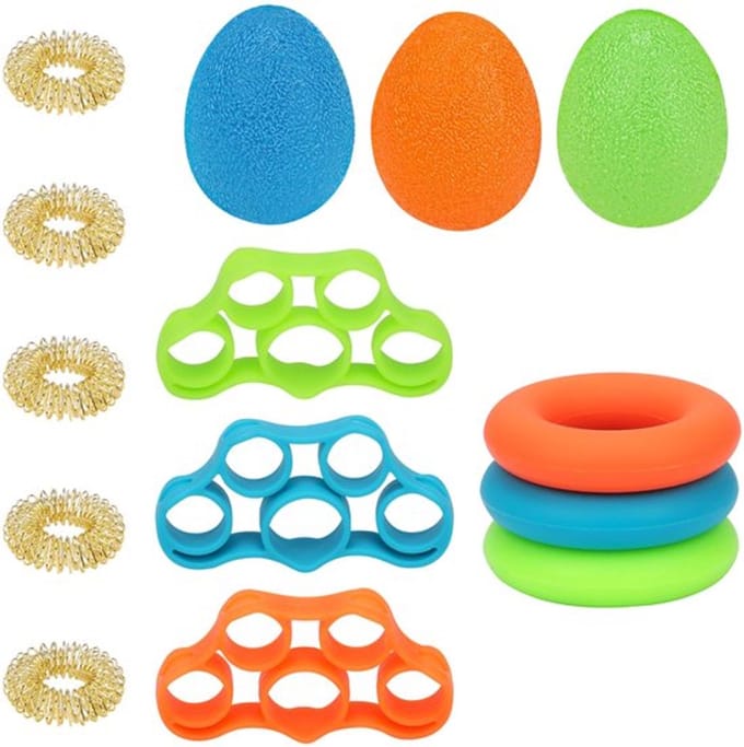 Dailygoody - Handtrainer Grip Set - Vingertrainer - 14-delig - Grip