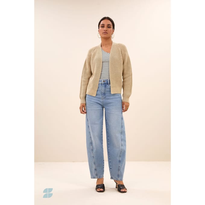 By-Bar Berry Cardigan Latte Größe: XS | Jacken Outlet | Damen